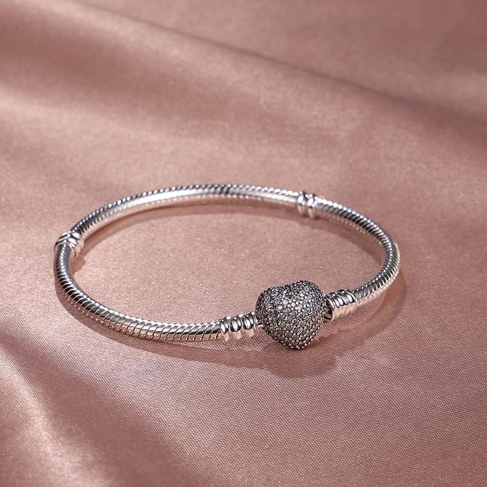 Pulsera de Encanto KUNSIR de Plata Esterlina 925 para Mujeres