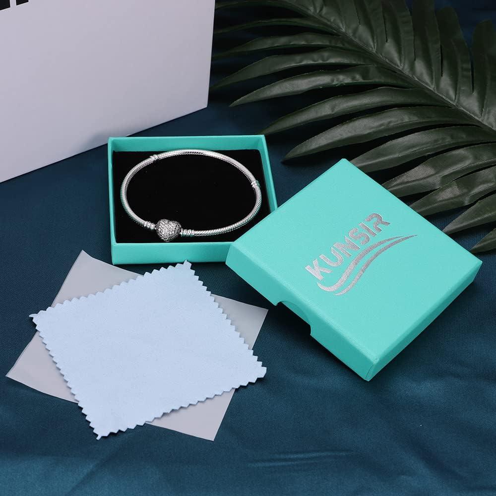 Pulsera de Encanto KUNSIR de Plata Esterlina 925 para Mujeres