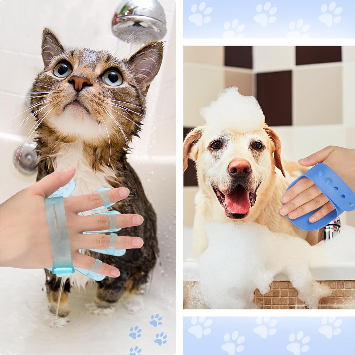 Kit de Aseo para Mascotas Yaomiao 9 Piezas Cepillos y Cortauñas