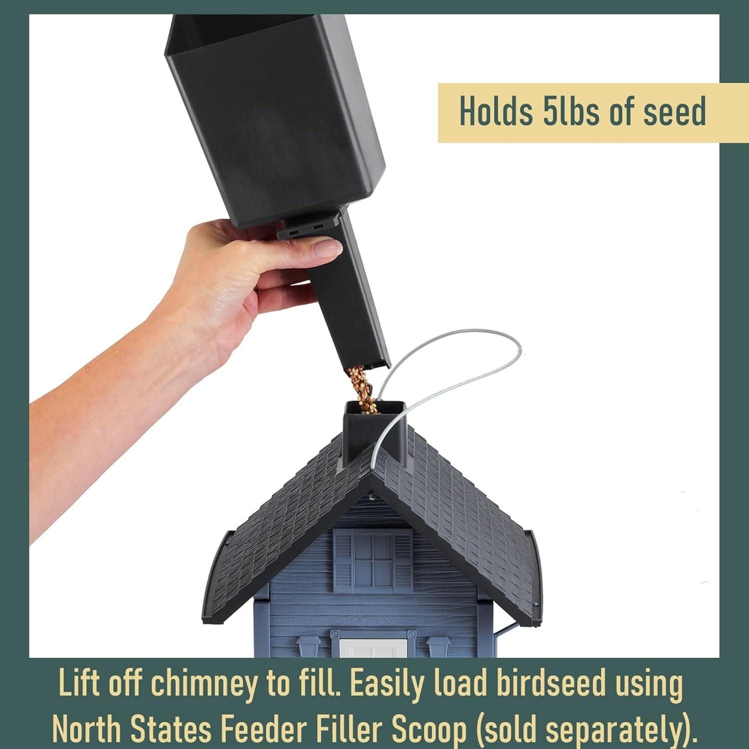 Comedero para Aves North States Cottage Azul 2.27 kg