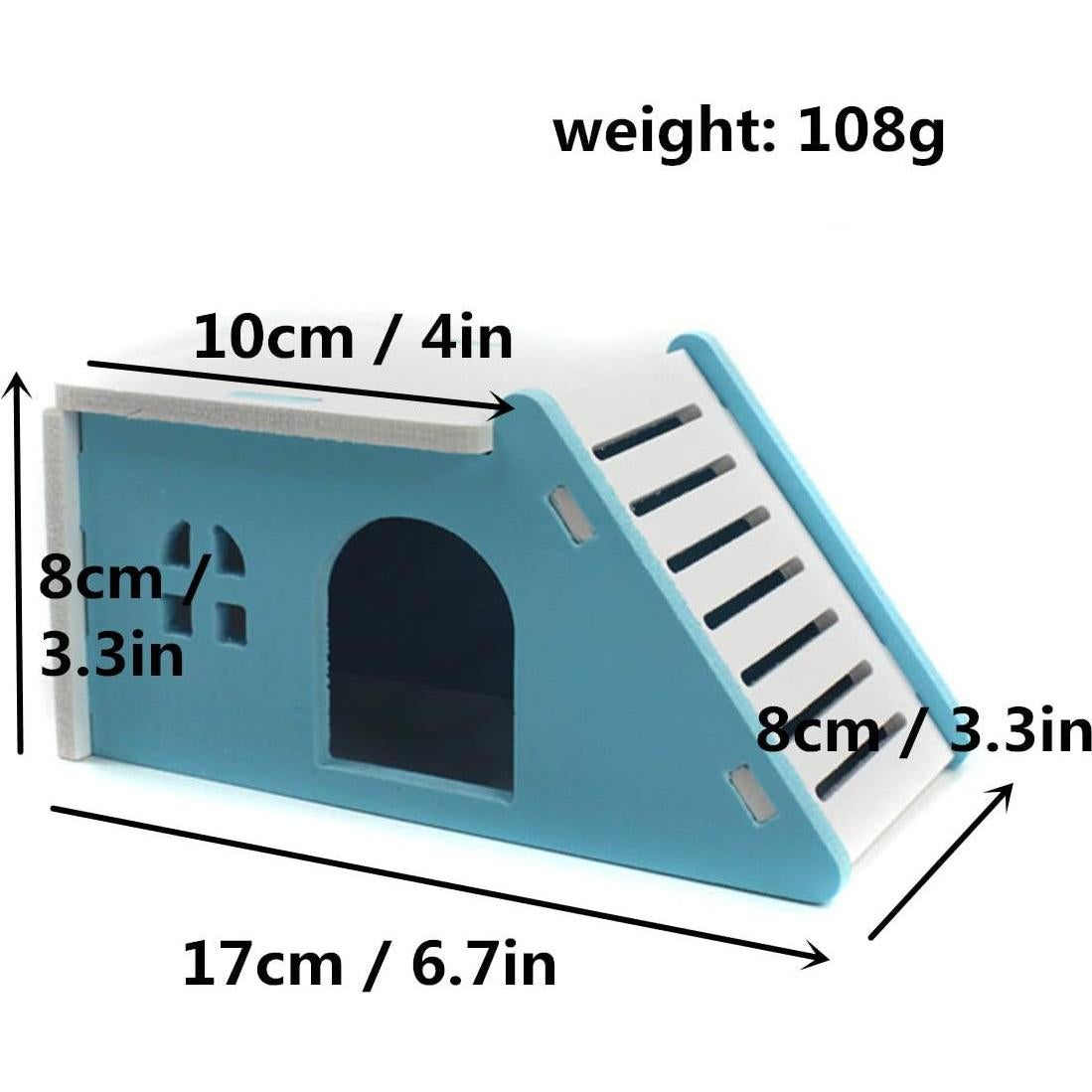 Kit de Escalada y Rueda de Ejercicio para Hámster Zswell