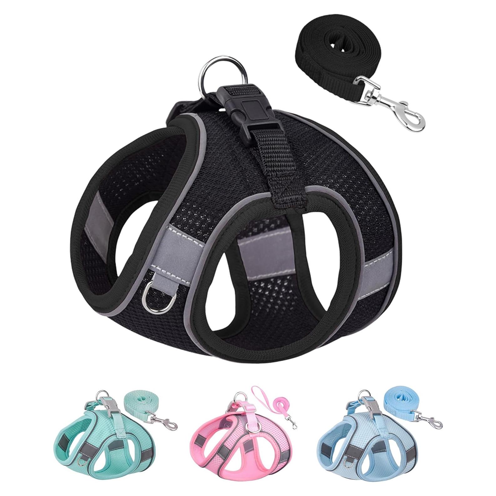 Arnés para Perros Pequeños y Medianos Solmoony XXS Negro