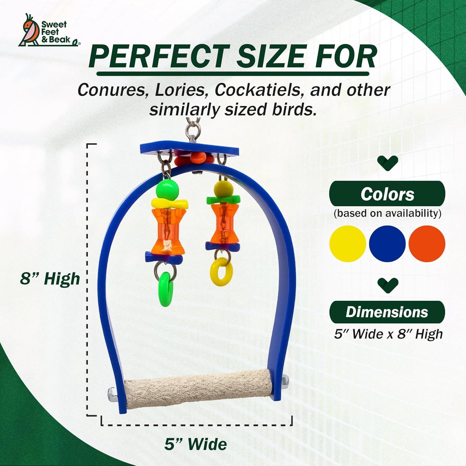 Juguete Giratorio para Aves Sweet Feet Extra Pequeño 21.1cm