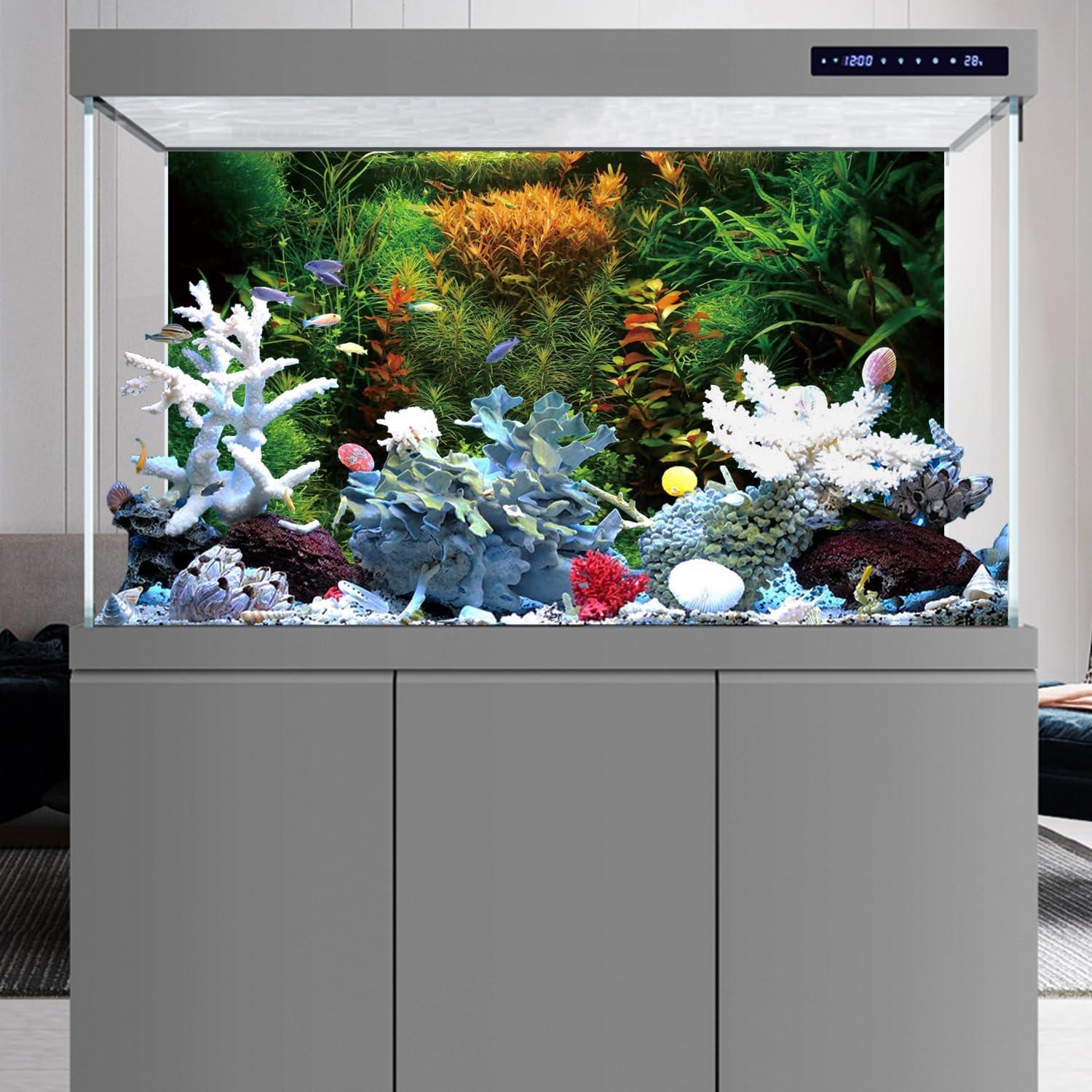 Fondo de Acuario AWERT 60x30 cm Vinilo Reutilizable