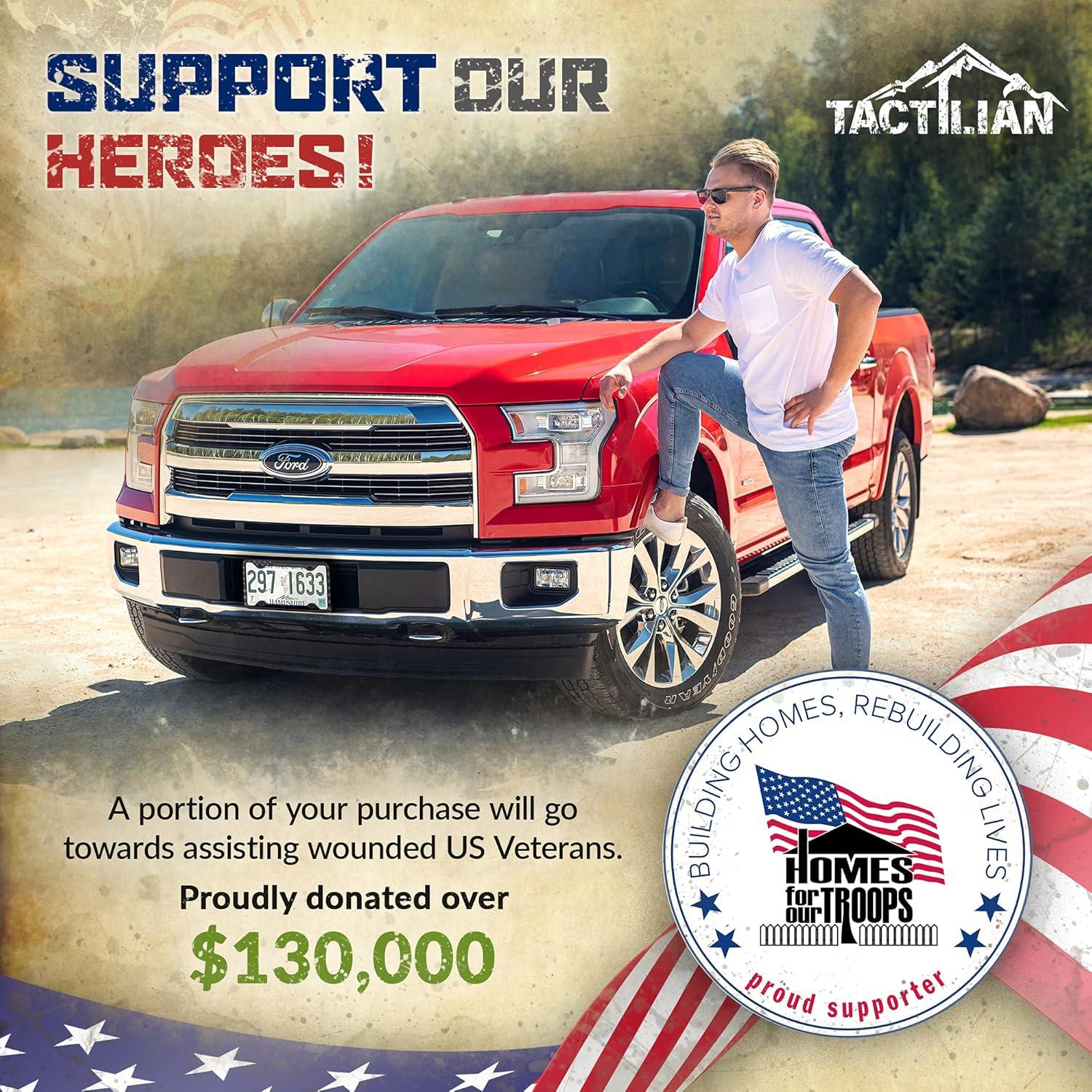 Marco de Placa de Licencia Silicona Tactilian Bandera Americana