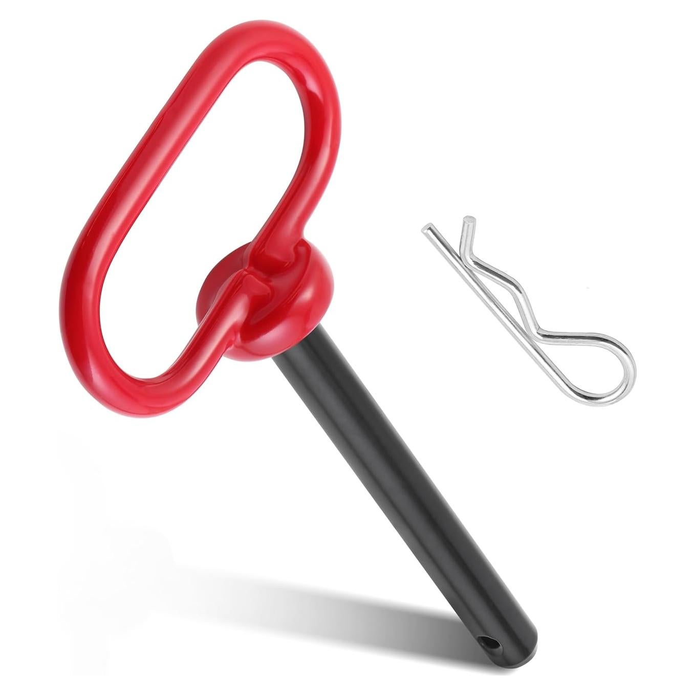 Pasador de Enganche de Remolque Jamiikury 1.27 cm x 10.16 cm Rojo