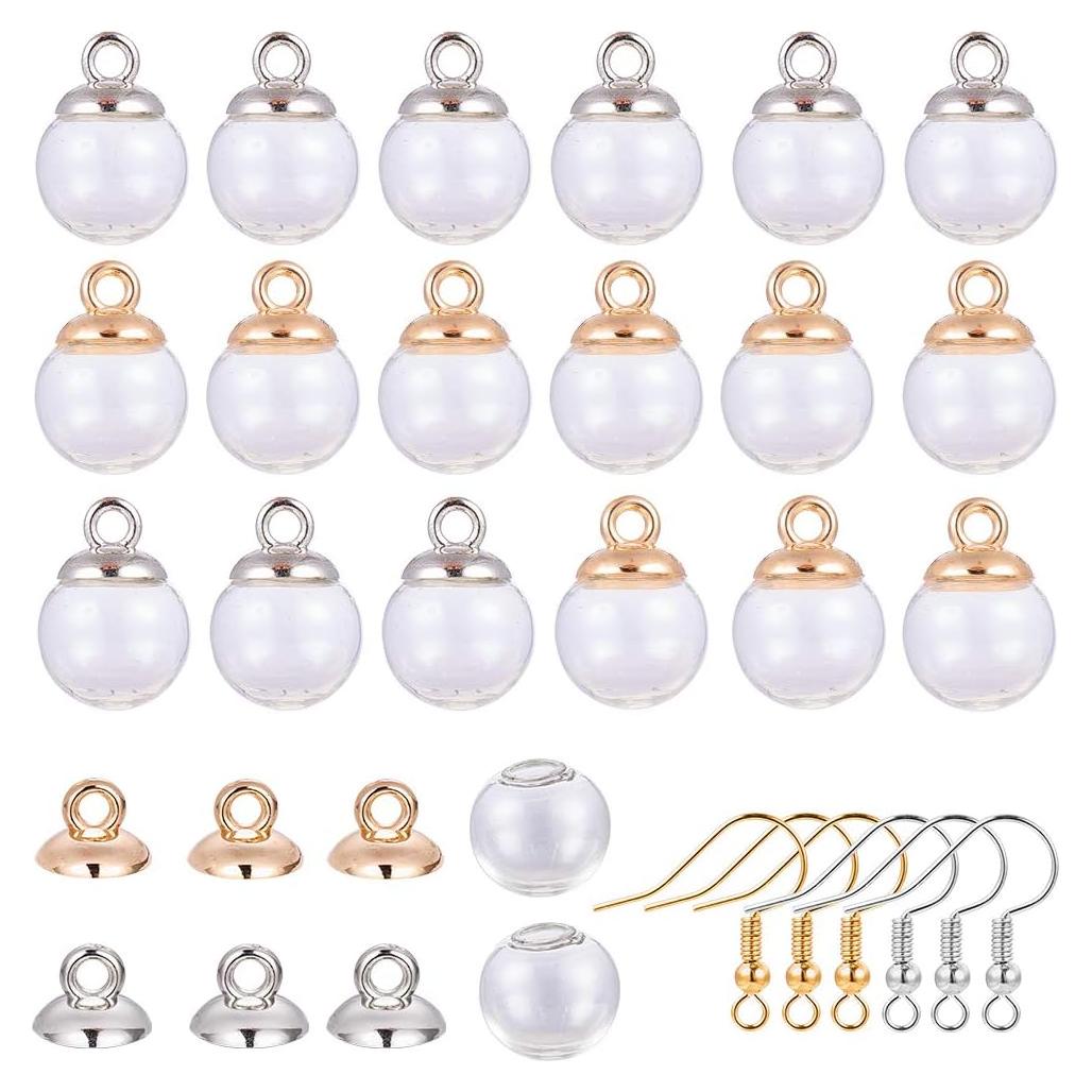 Kit de Fabricación de Pendientes DIY SUNNYCLUE 120 Piezas