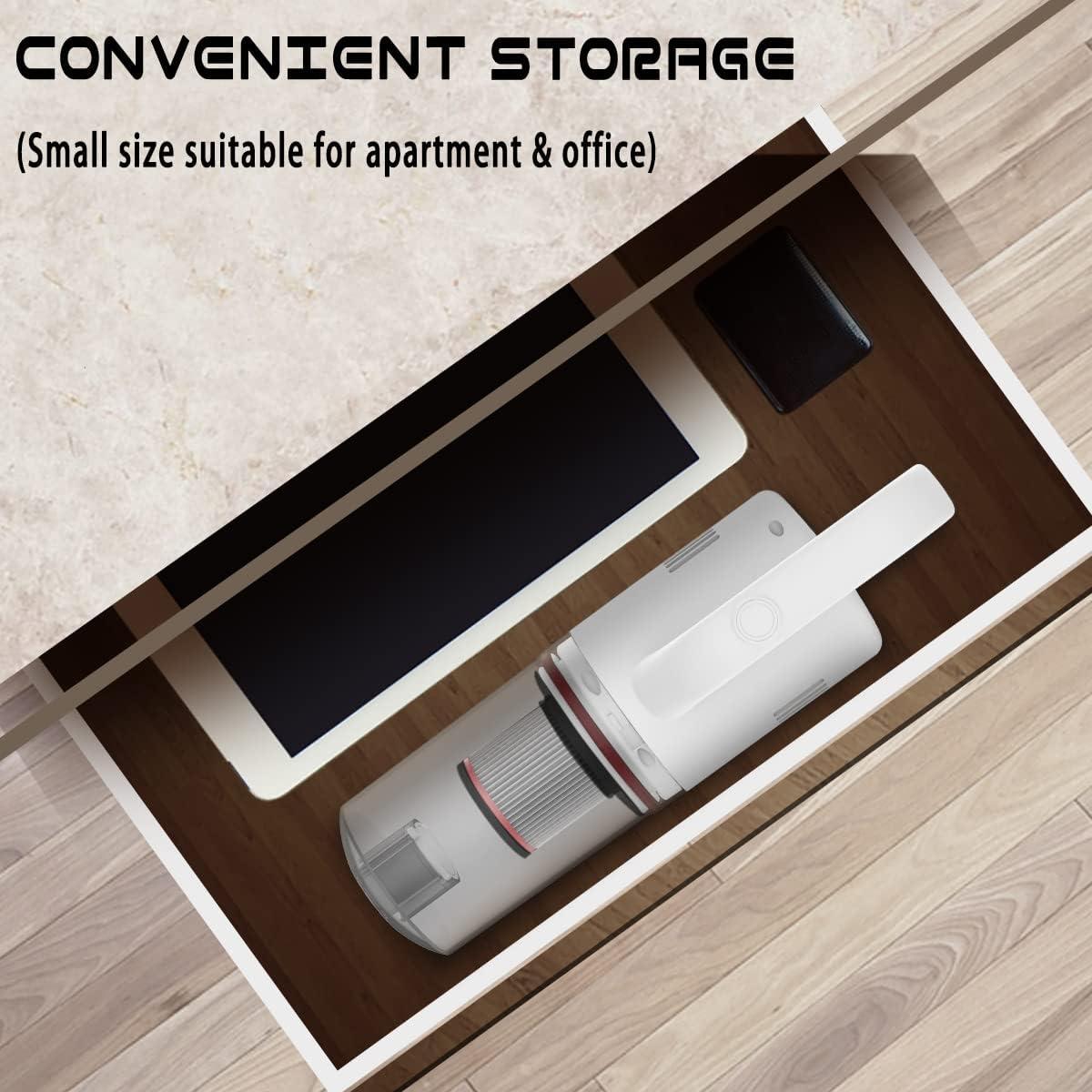 Aspiradora de Mano KEROMEE BX216 con Cable 8m para Suelos de Madera