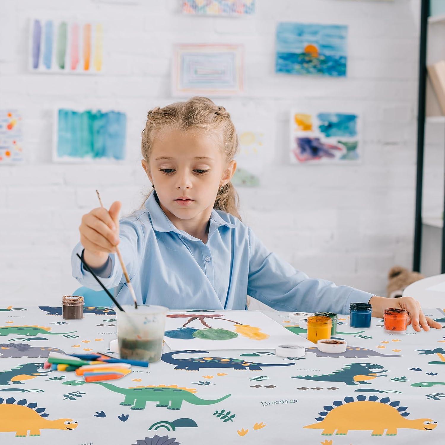 Alfombra Splat Antideslizante CLCROBD 130x130cm Dinosaurio