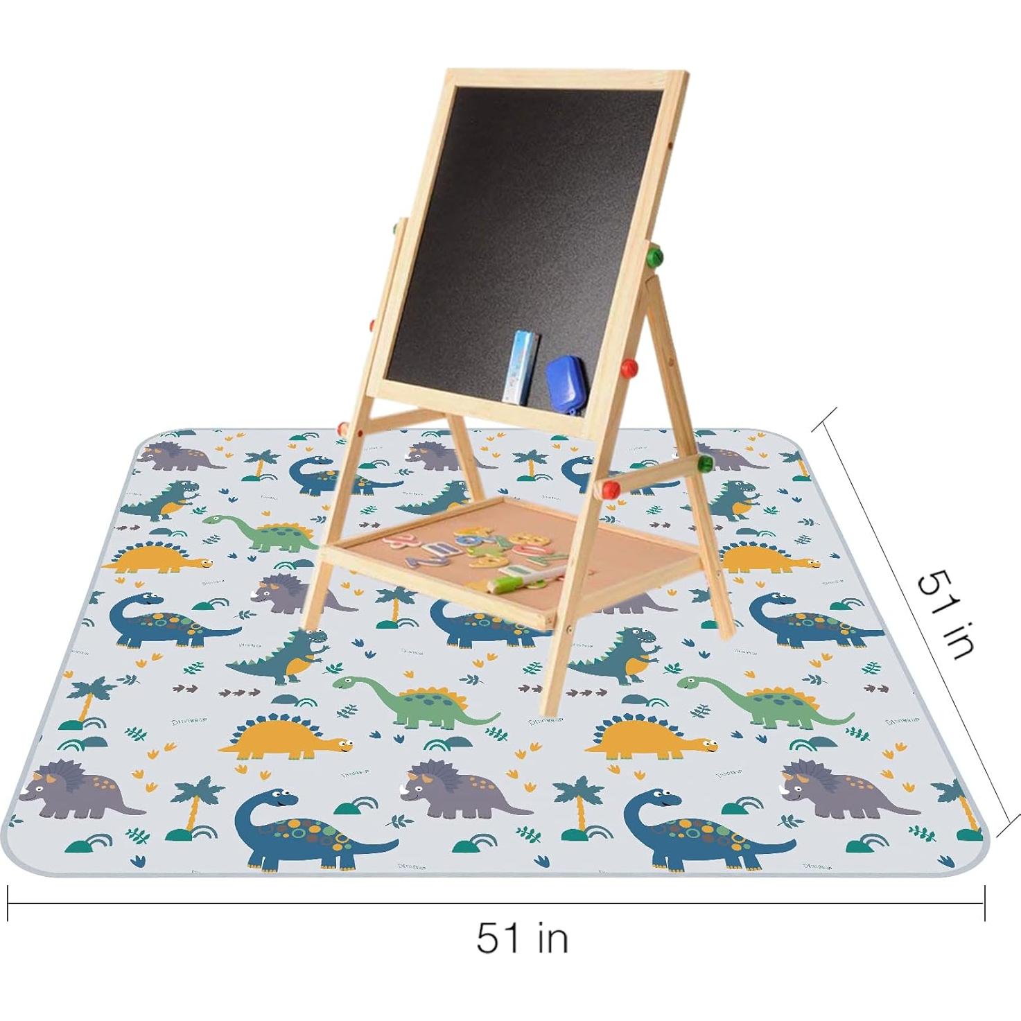 Alfombra Splat Antideslizante CLCROBD 130x130cm Dinosaurio