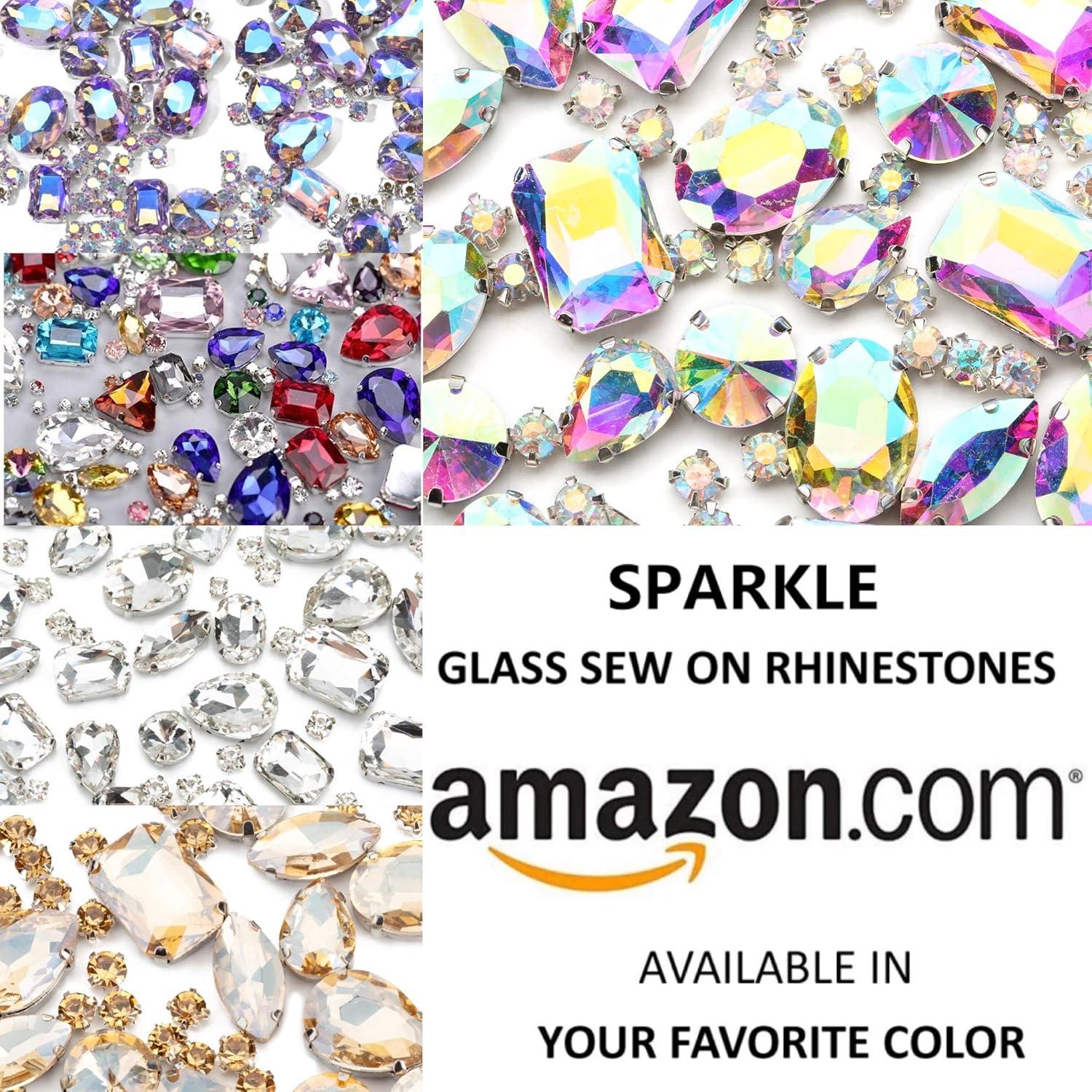 Cuentas de Cristal AB Choupee 130PCS para Coser en Ropa