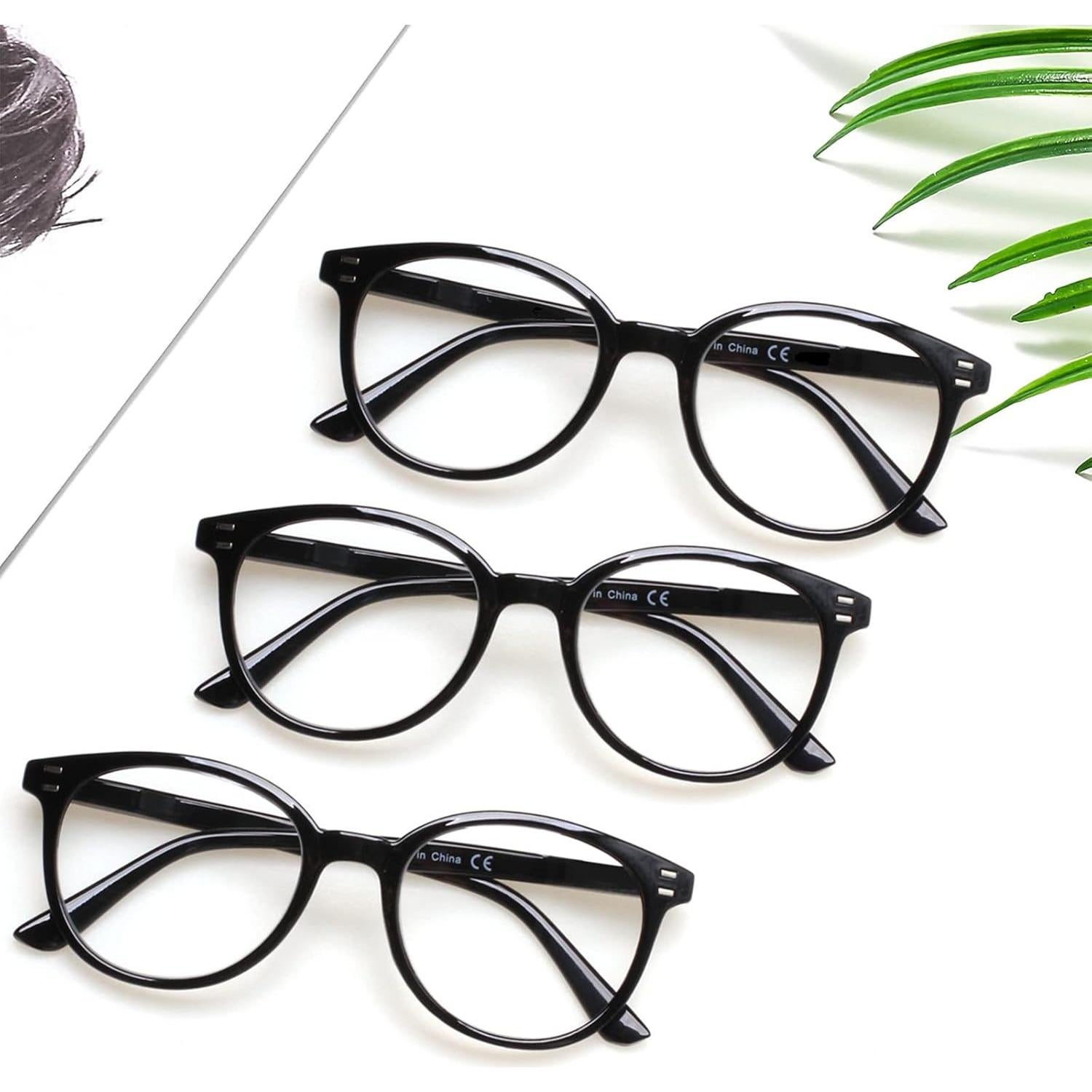 Paquete de 3 Gafas de Lectura SIGVAN Unisex 2.25x Estilosas