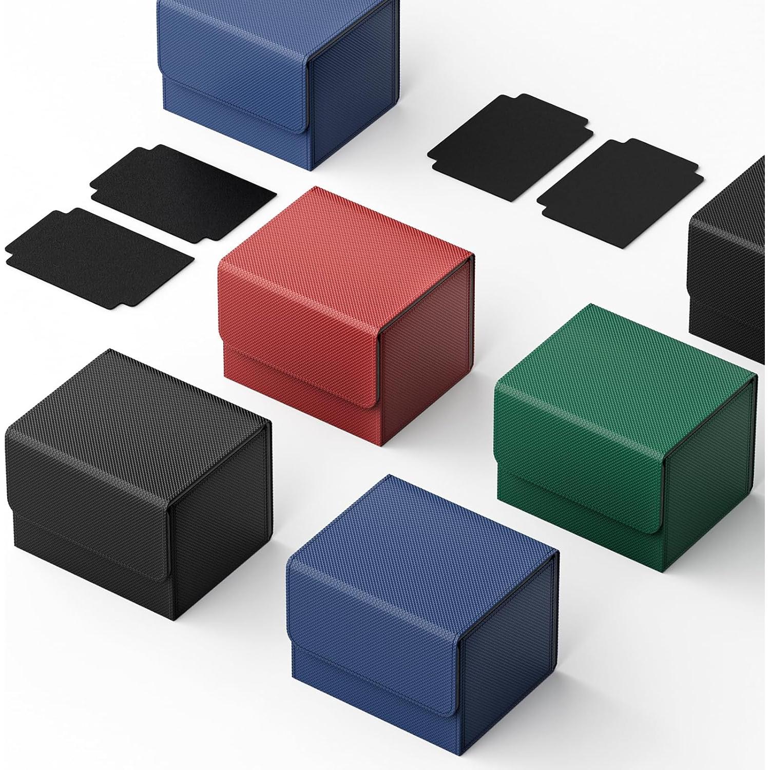 Caja de Barajas TiopLior 4 Unidades con Divisores para MTG