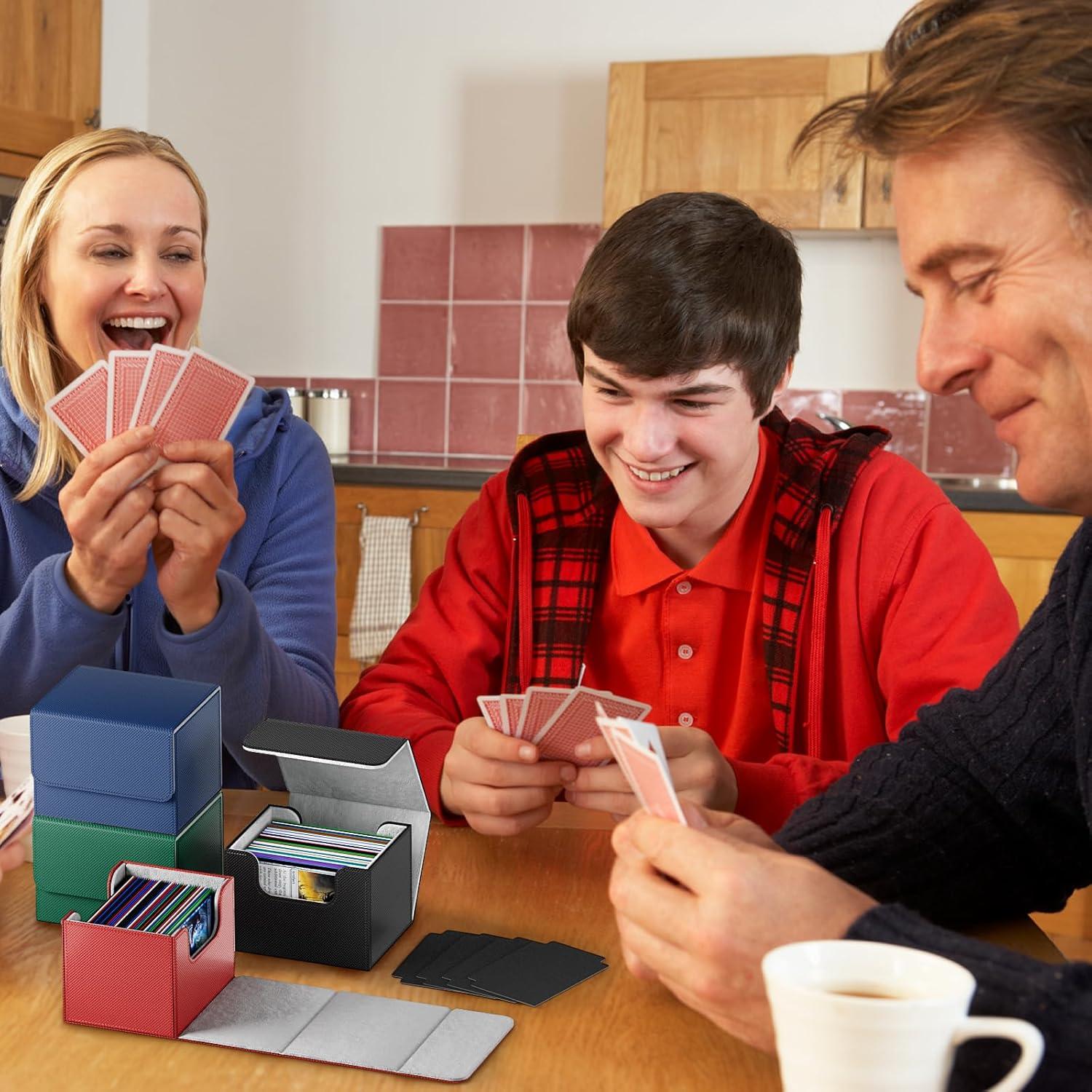 Caja de Barajas TiopLior 4 Unidades con Divisores para MTG