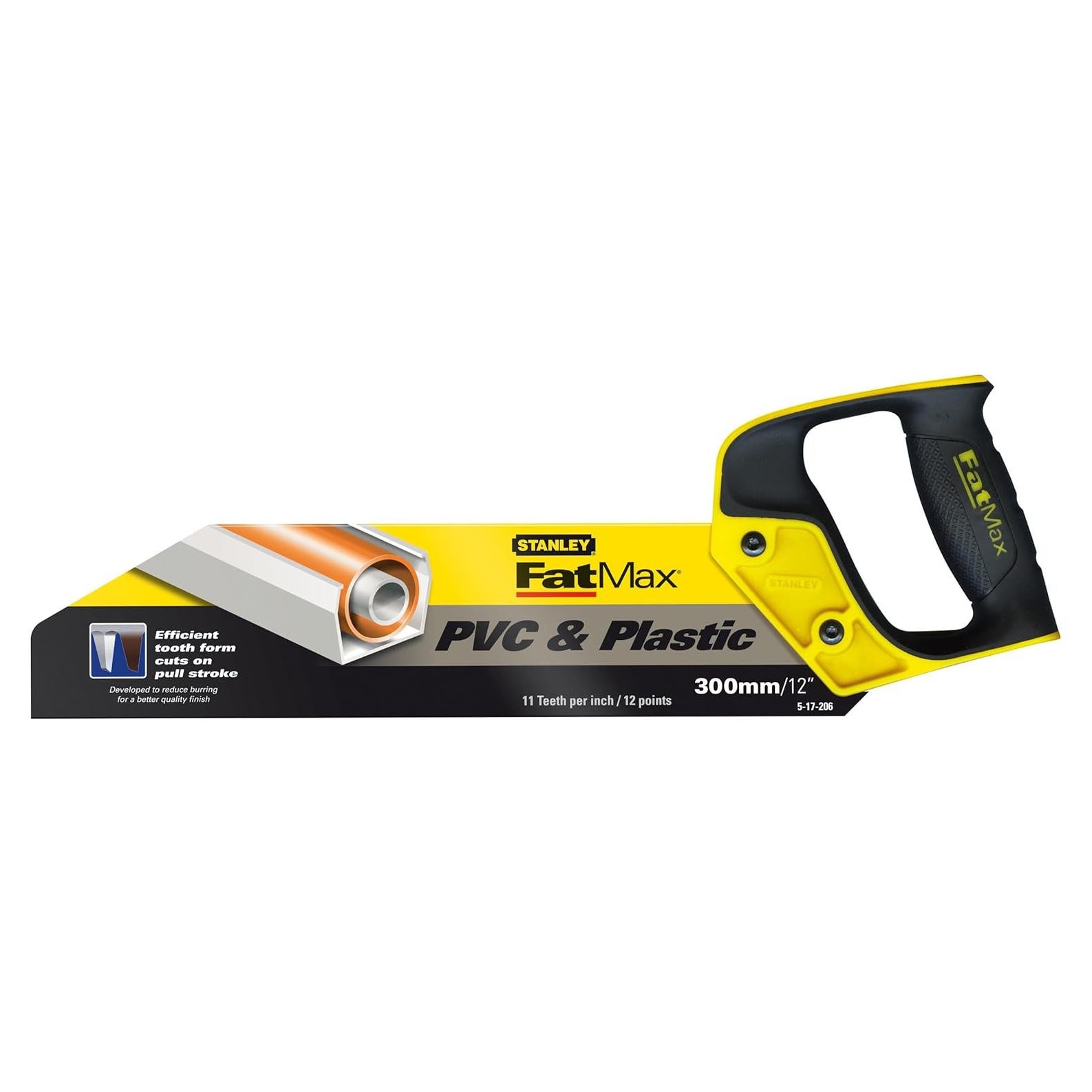 Sierra de PVC y Plástico Stanley FatMax 300mm 11 Dientes