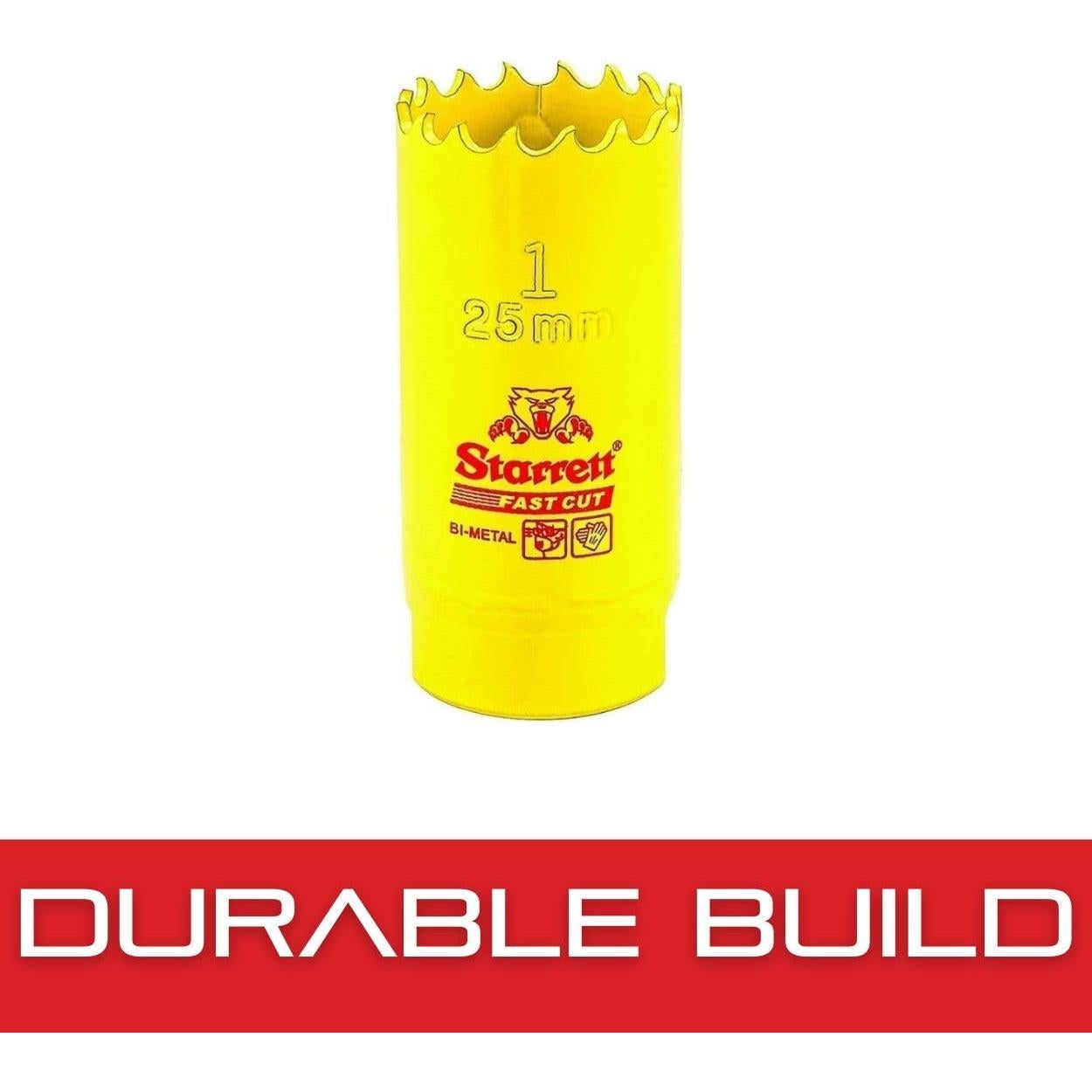 Sierra de Agujero Starrett FCH0100-G 2.54 cm HSS para Metal y Madera