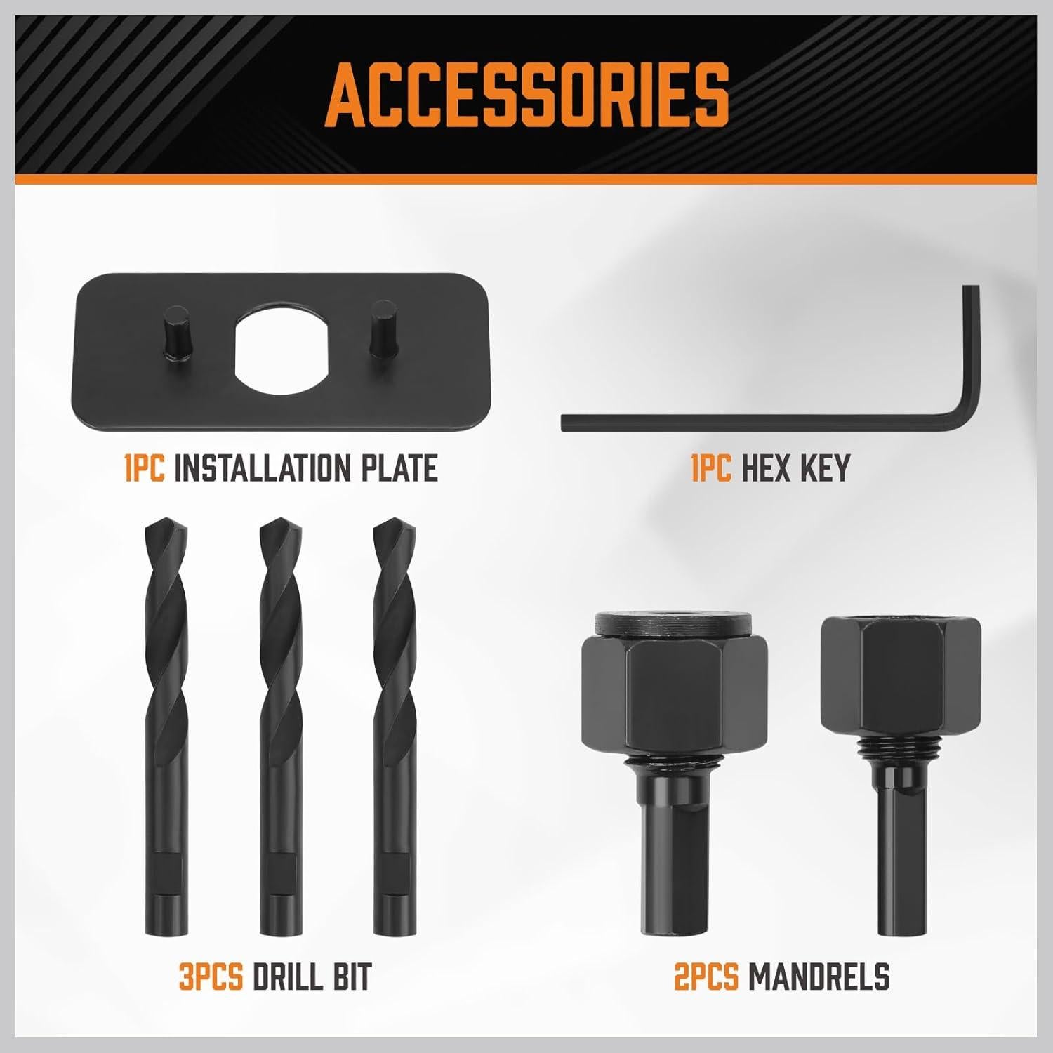 Kit de Sierras de Corona 24PCS HORUSDY 19-152mm para Madera