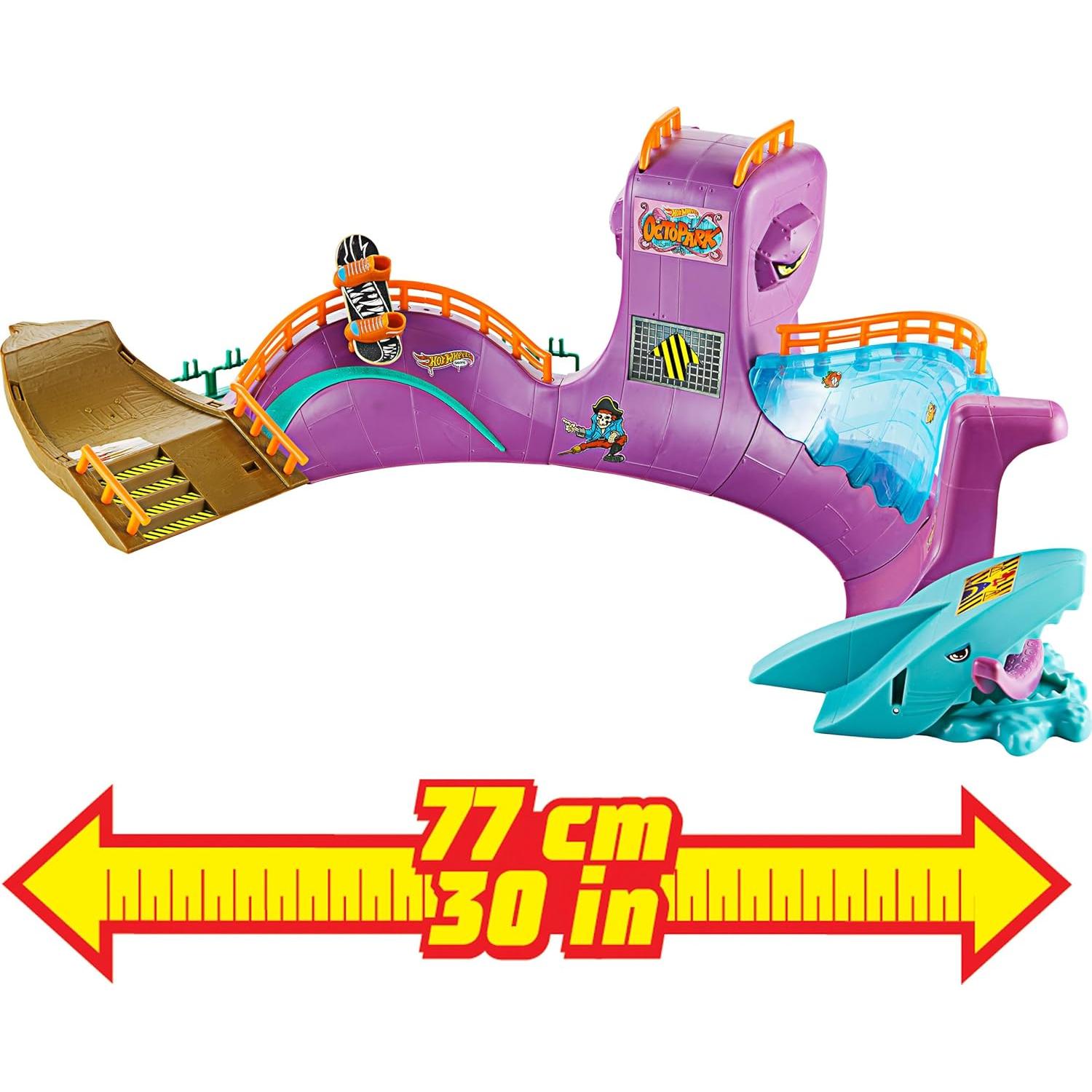 Juego de Patinaje Hot Wheels Skate Octopus con Patineta y Zapatillas