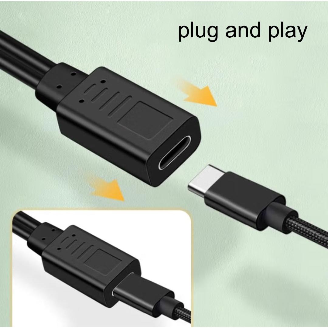 Cable Divisor USB C Qaoquda 30 cm 1 Femenino a 2 Masculino