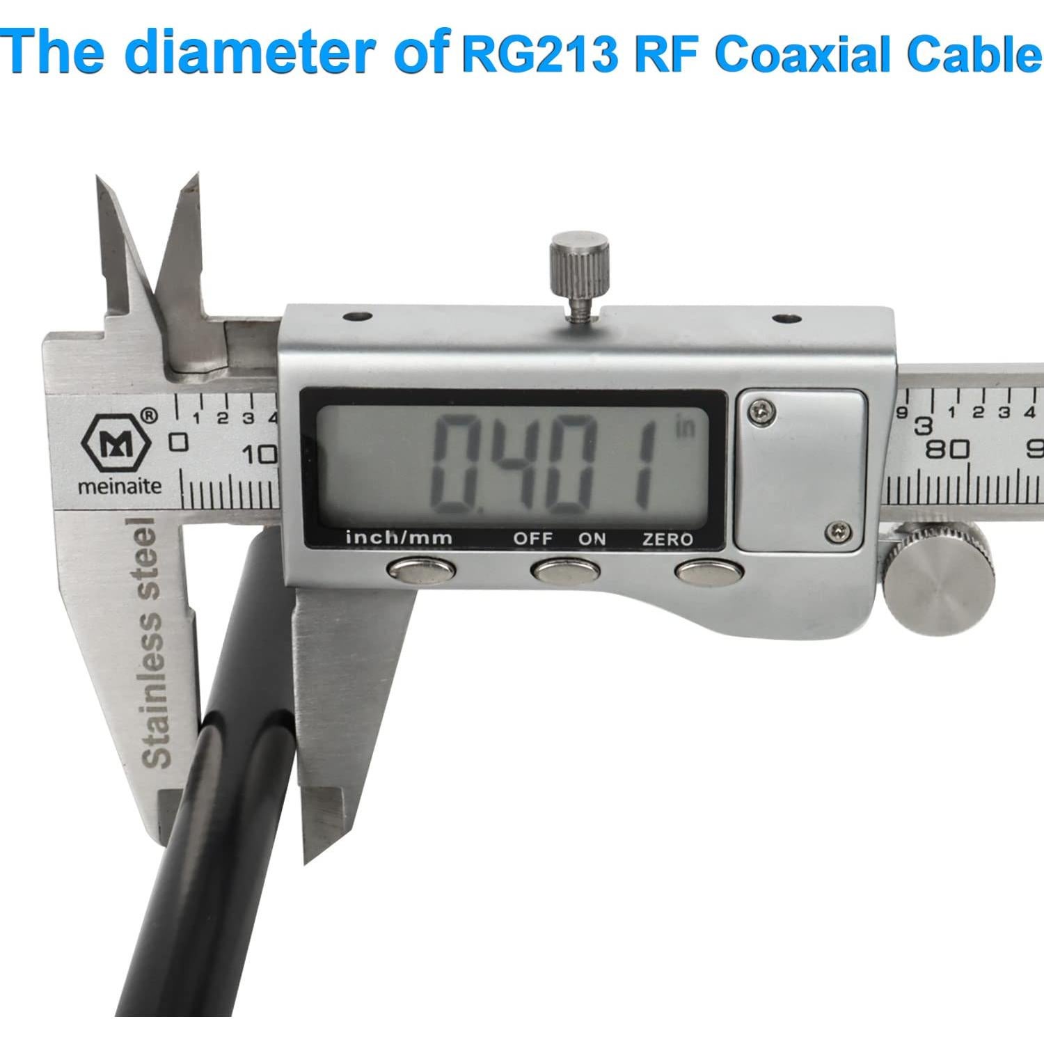Cable Coaxial RG213 15.24M XRDS -RF 50 Ohm Baja Atenuación