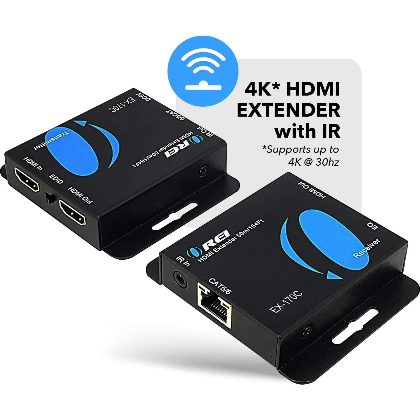 Extensor HDMI OREI EX-170C 4K sobre Ethernet hasta 50m