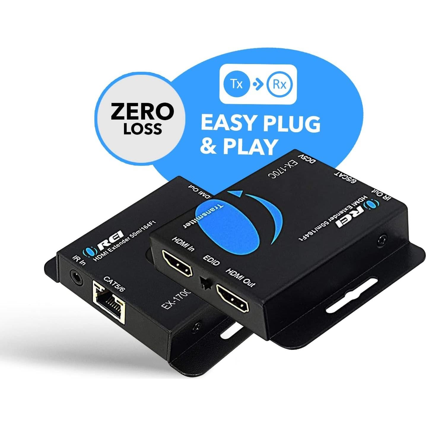 Extensor HDMI OREI EX-170C 4K sobre Ethernet hasta 50m