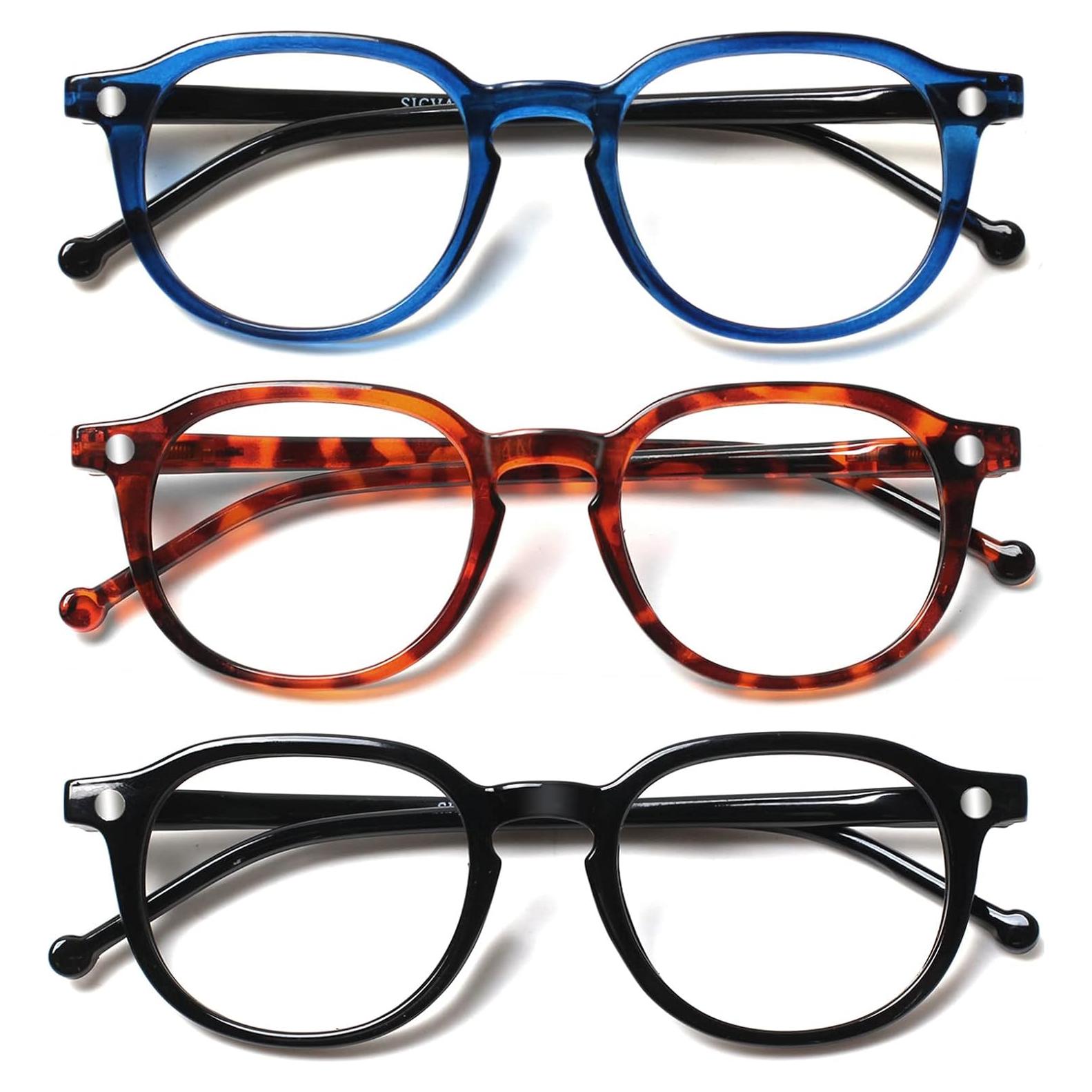 Paquete de 3 Gafas de Lectura SIGVAN 2.75 Unisex Estilosas