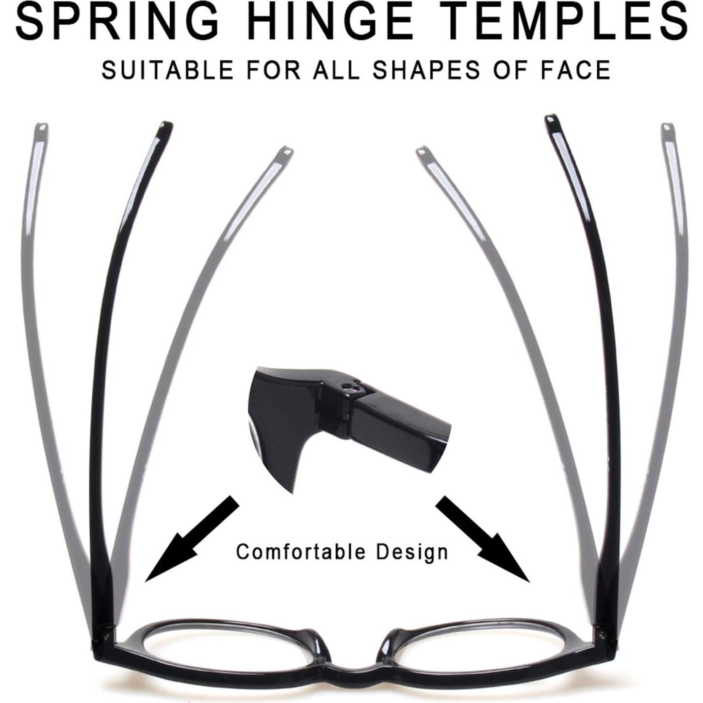 Paquete de 3 Gafas de Lectura SIGVAN 2.75 Unisex Estilosas