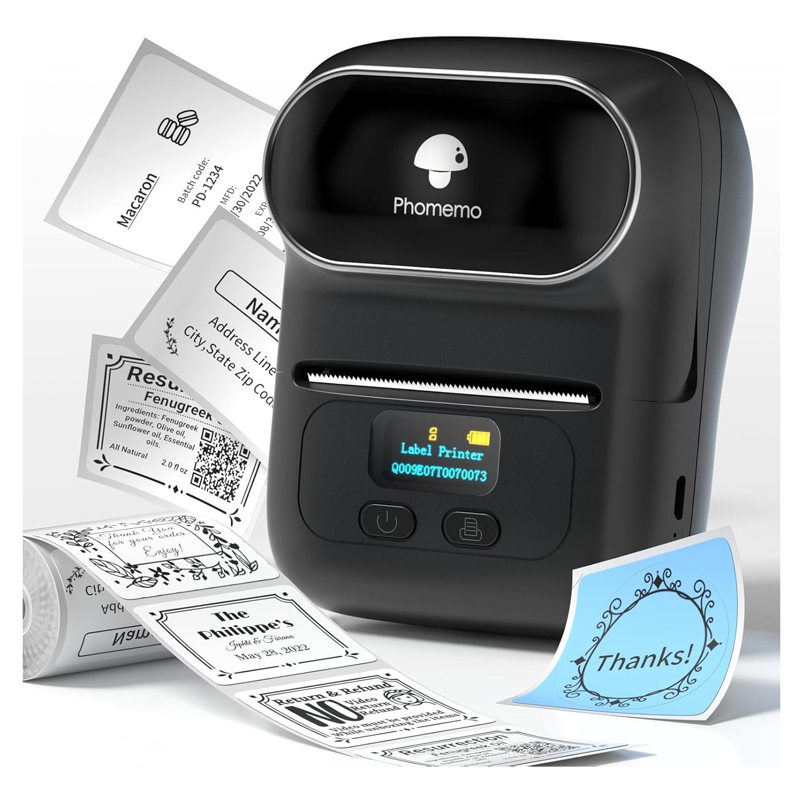 Impresora de Etiquetas Phomemo M110 Bluetooth 40x30mm Negra