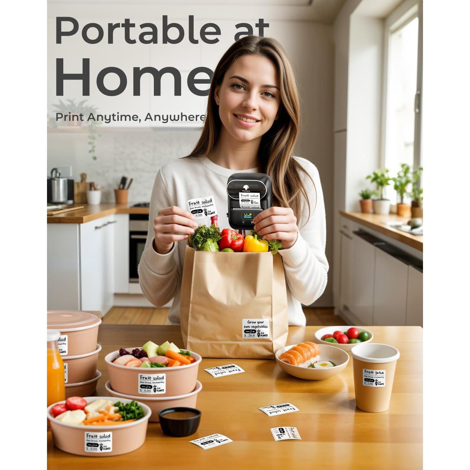 Impresora de Etiquetas Phomemo M110 Bluetooth 40x30mm Negra