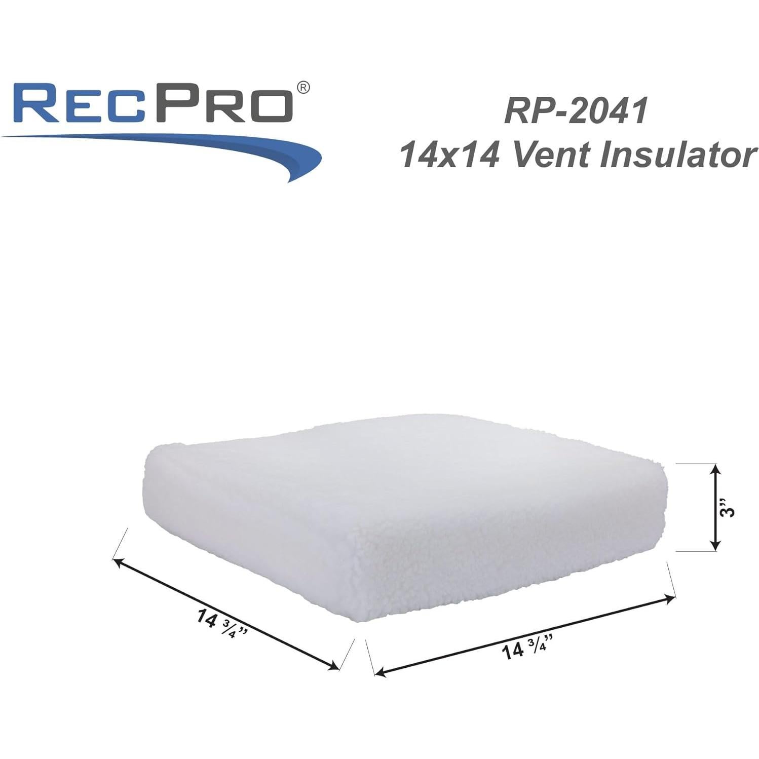 Aislante de Ventilación RecPro RV 35.56x35.56 cm con Capa Reflectante