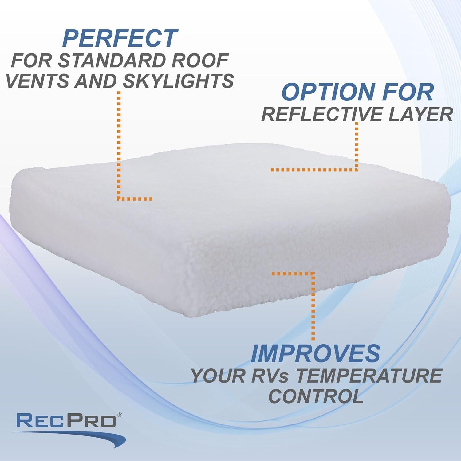 Aislante de Ventilación RecPro RV 35.56x35.56 cm con Capa Reflectante