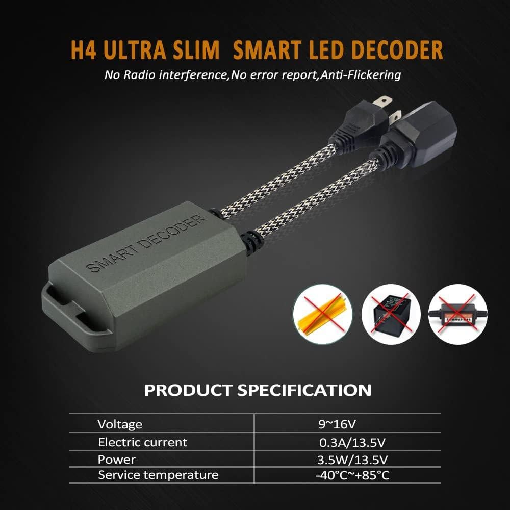 Kit Decodificadores Canbus H4 9003 Bestview 2 Unidades