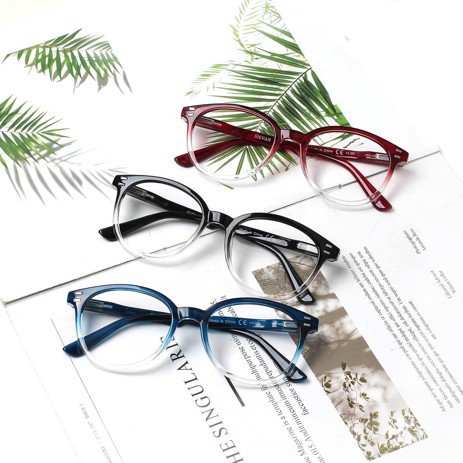 Paquete de 3 Gafas de Lectura Unisex Negras/Tortuga 2.25x