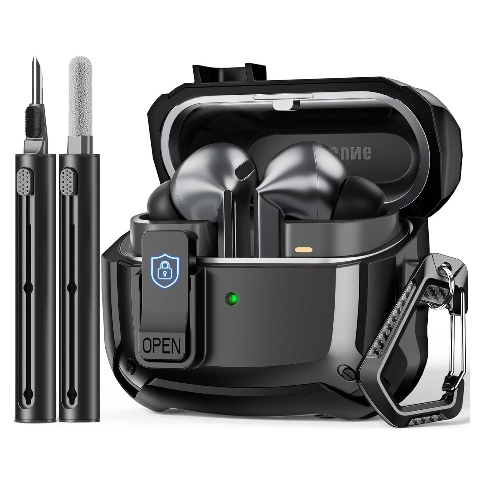 Funda Dura Samsung Galaxy Buds 3/3 Pro con Kit de Limpieza