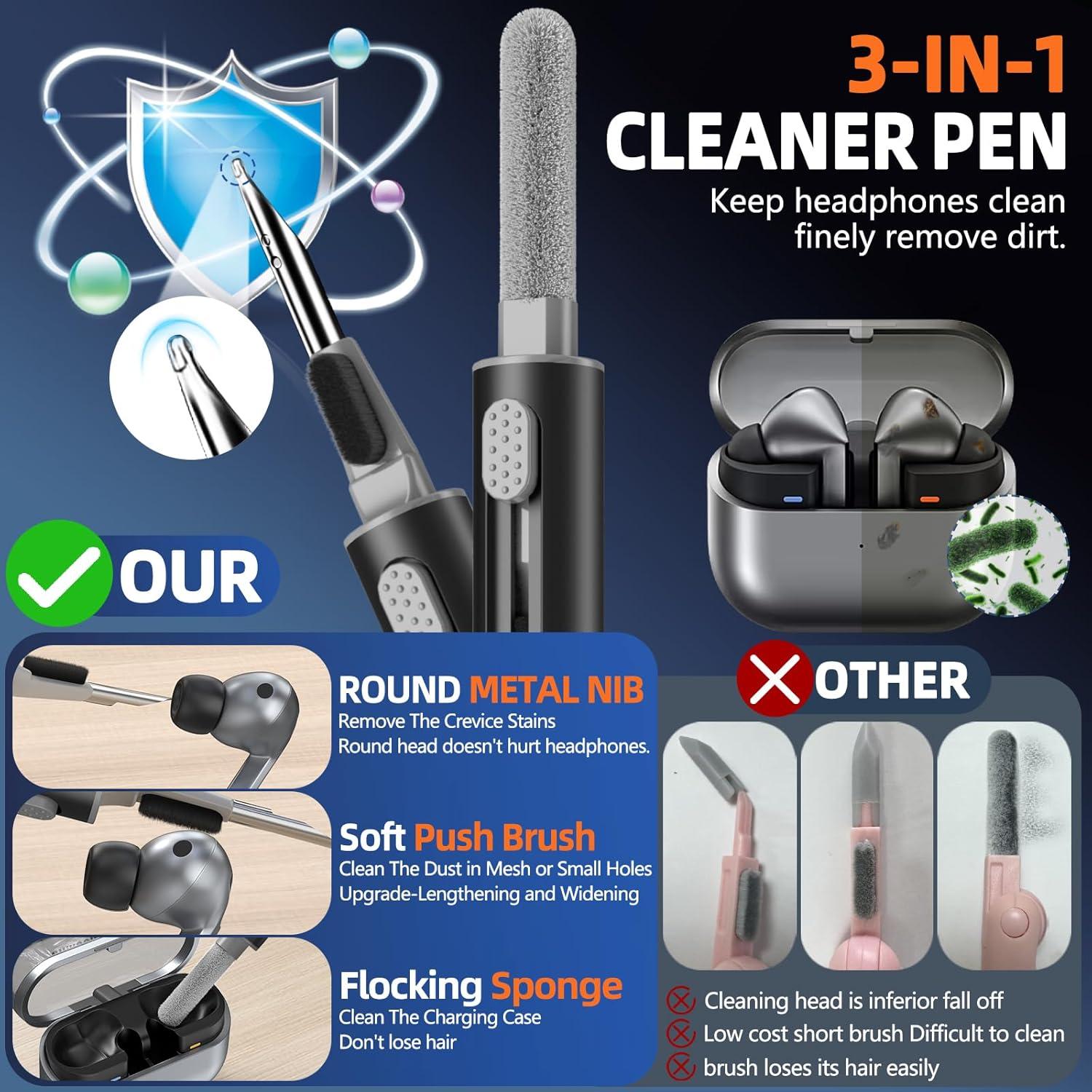 Funda Dura Samsung Galaxy Buds 3/3 Pro con Kit de Limpieza