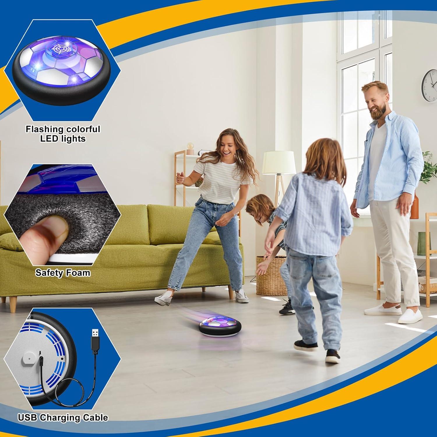 Pelota de Aire Recargable Ancesfun con Luces LED para Niños