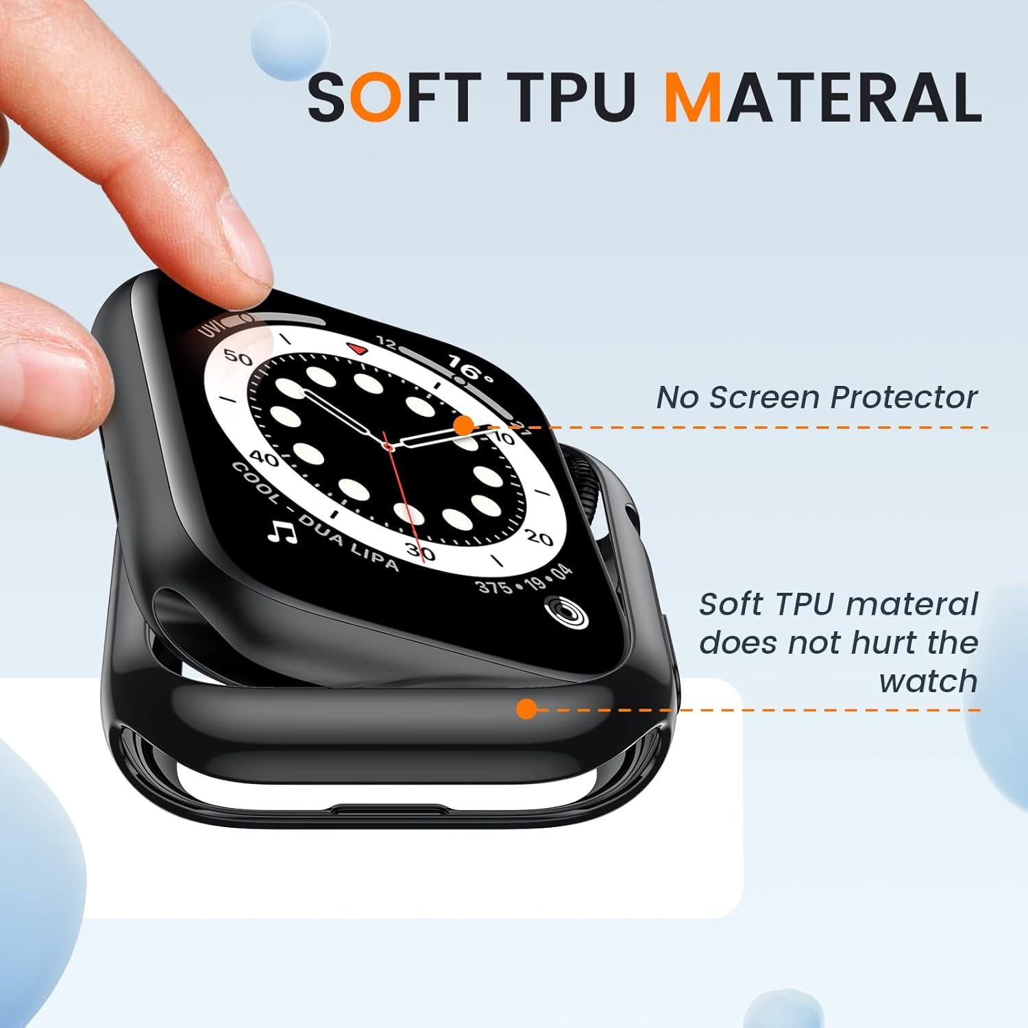 Funda Bumper Goton para Apple Watch 40mm SE2/SE/6/5/4 - 2 Pack