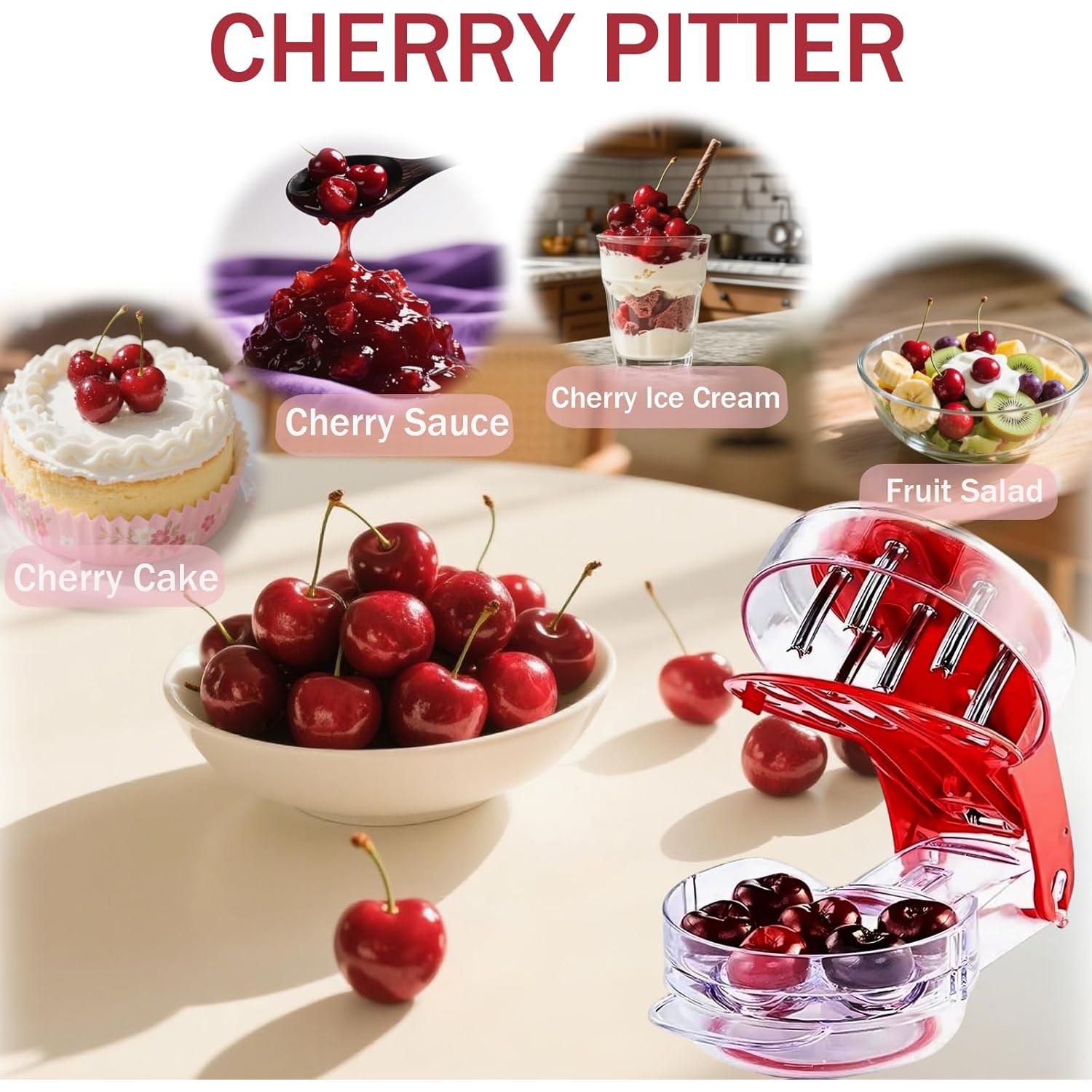 Quita Huesos de Cereza JORMEY 6 Agujeros Acero Inoxidable