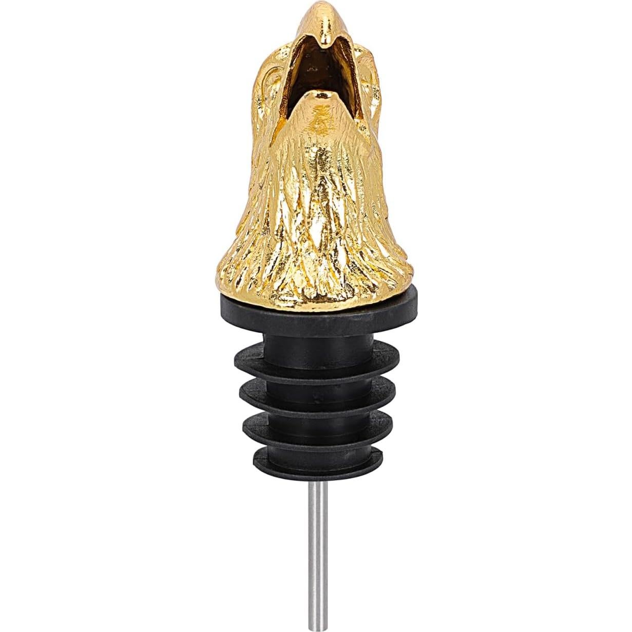 Aerador de Vino Kichvoe con Cabeza de Águila Dorado