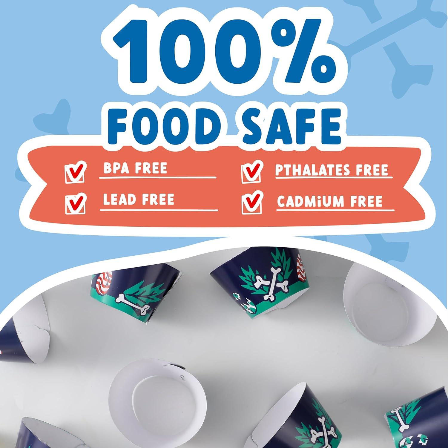 Decoraciones de Cupcakes de Dinosaurio ecoZen - 30 Piezas