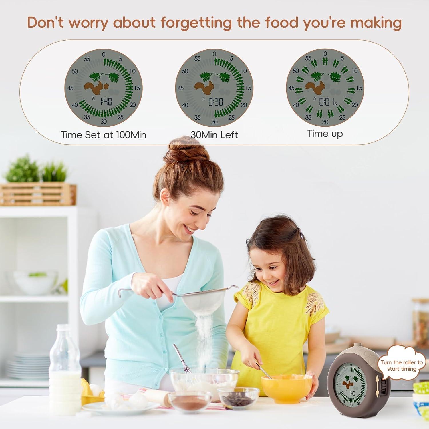 Temporizador Visual Digital Moxilos Avellana 299 Minutos