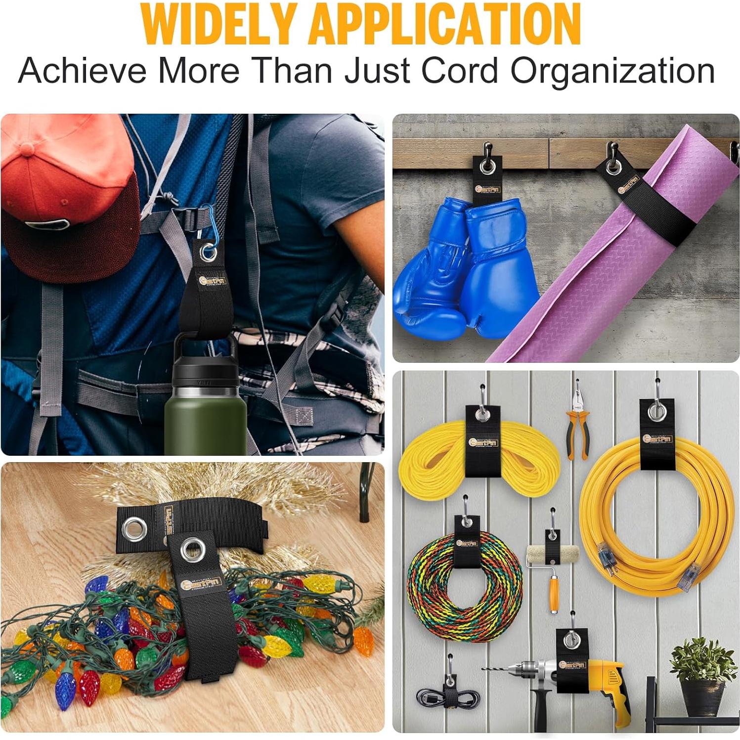 Correas de Almacenamiento EastPin para Cables - Paquete de 6