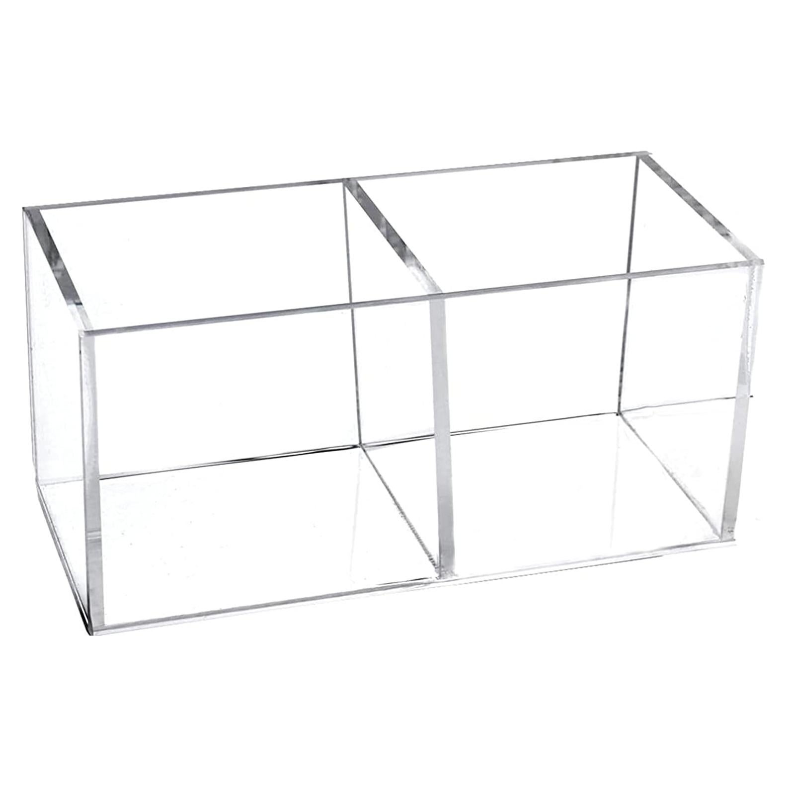 Organizador de Cajones Acrílico Dedoot 2 Secciones 12.7x6.4x5.8 cm