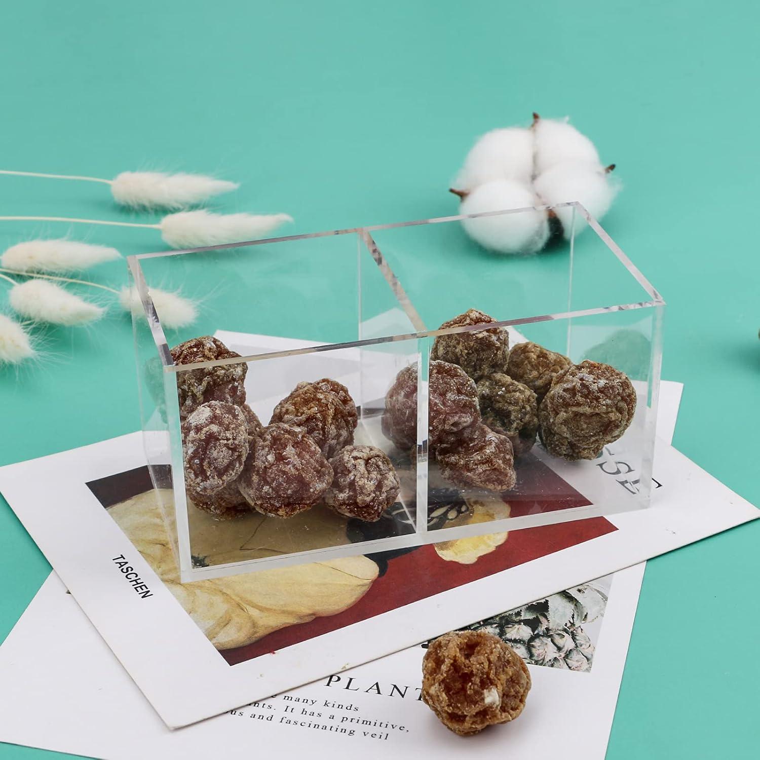 Organizador de Cajones Acrílico Dedoot 2 Secciones 12.7x6.4x5.8 cm