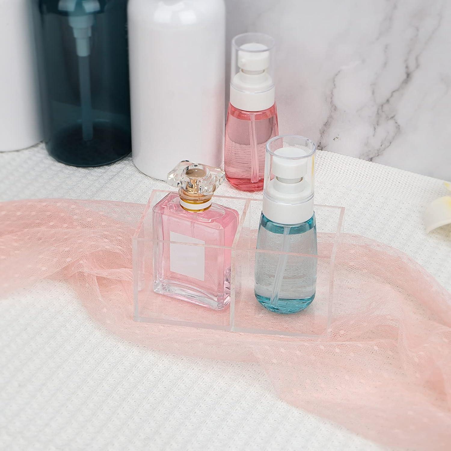 Organizador de Cajones Acrílico Dedoot 2 Secciones 12.7x6.4x5.8 cm