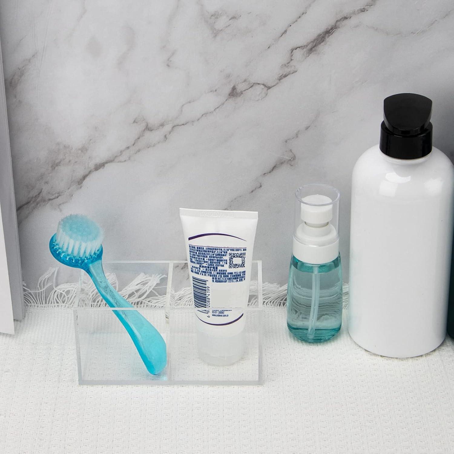 Organizador de Cajones Acrílico Dedoot 2 Secciones 12.7x6.4x5.8 cm