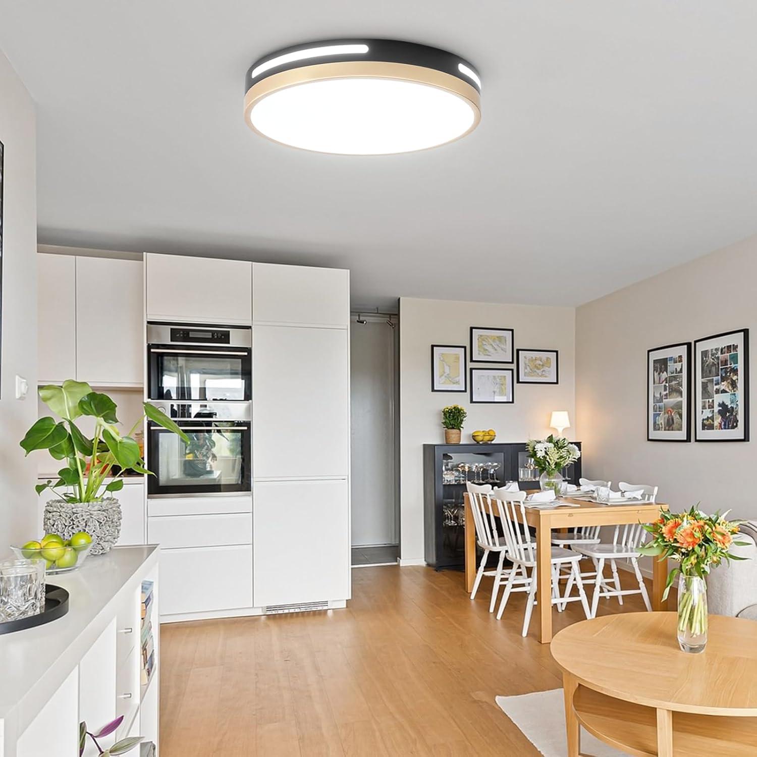 Luz de Techo LED 30 cm Wheatronic 24W Regulable 2 Pack