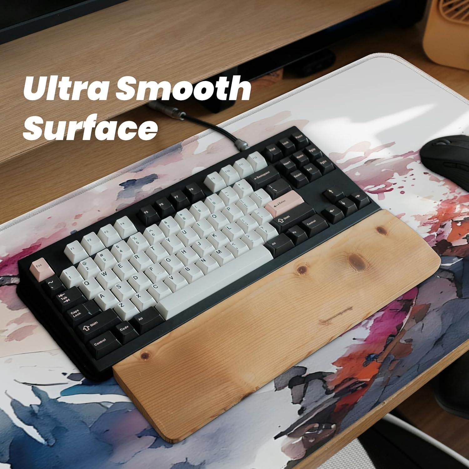 Alfombrilla de Ratón Grande FTSYAD 80x30 cm Antideslizante