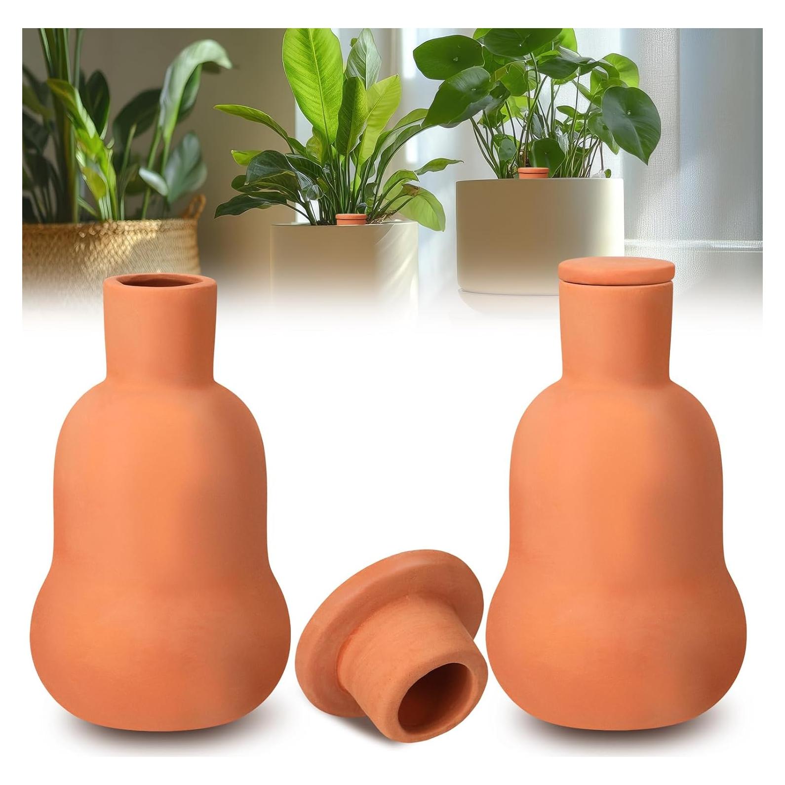 Juego de 2 Macetas de Autorriego Terracota Blushtier 15 oz